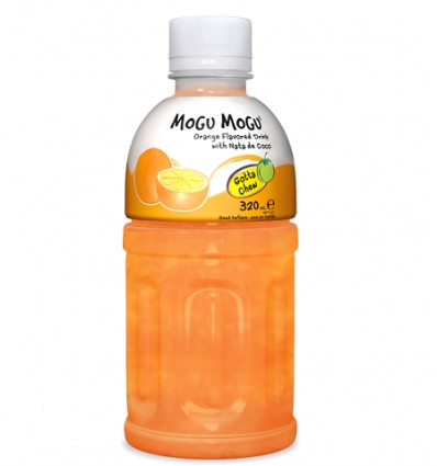 泰国MOGU MOGU 果汁椰果饮料橙子味320ml