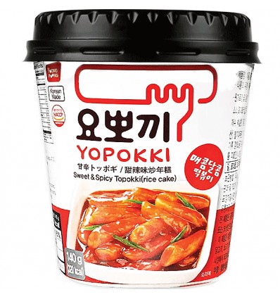 韩国yopokki优波奇即食年糕甜辣味140g