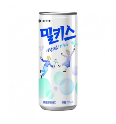 韩国lotte汽水原味罐装250ml