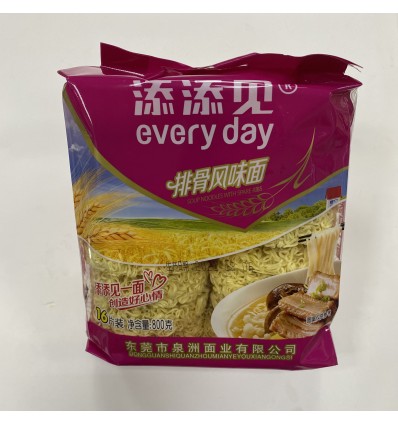 添添见排骨风味面800g