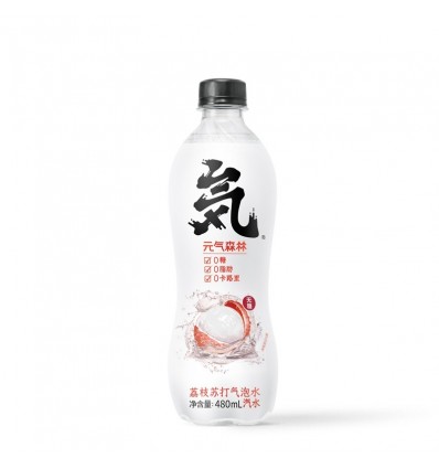 元气森林苏打气泡水荔枝味480ml