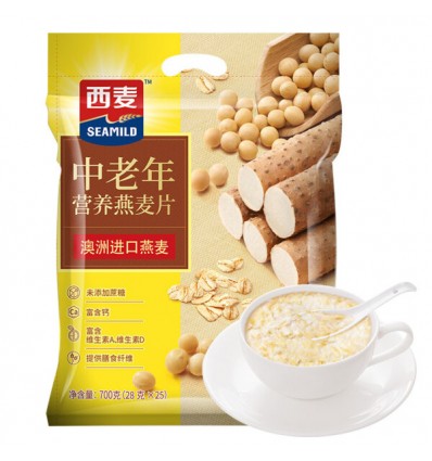 西麦核桃高铁营养燕麦片700g