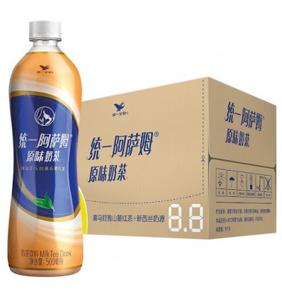 统一阿萨姆原味经典奶茶500ml*15瓶