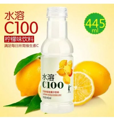 农夫山泉水溶C100柠檬味445ml