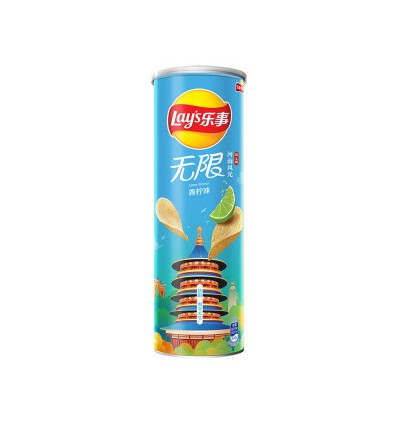 乐事桶装薯片青柠味90g