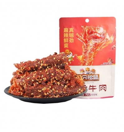 三只松鼠蜀香牛肉麻辣味/70g