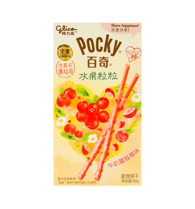 格力高Pocky牛奶蔓越莓45g